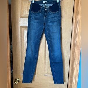 Good American Skinny Jeans Women Maternity Inserts Blue 0/25